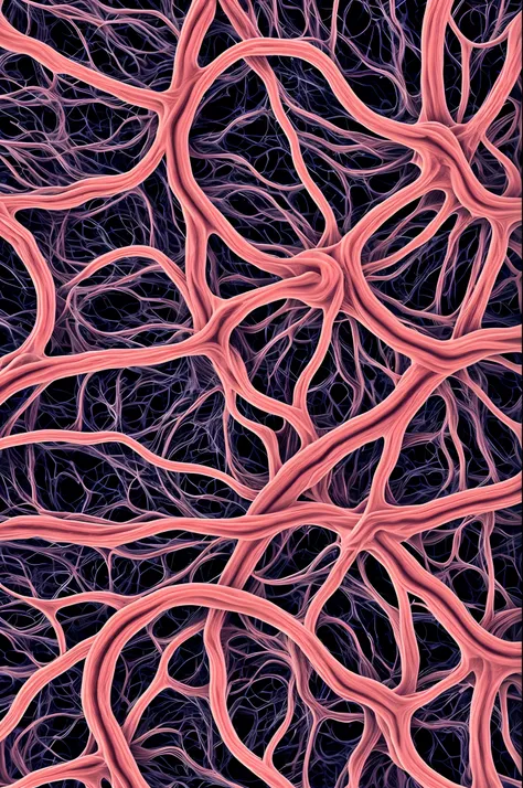 Cardiac muscle under a microscope if it was zombified