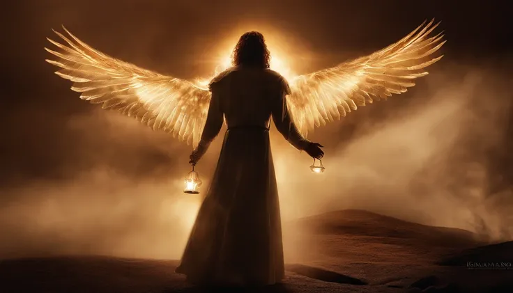 uma imagem do anjo Miguel Arcanjo, com uma espada no inferno, Anjo no inferno, arcanjo, Angels vs Demons in Chains, angel watching demon, angels and demons, anjo protegendo o homem, Arcanjo Miguel, O Anjo da Morte, Battle between angels and demons, anjo su...