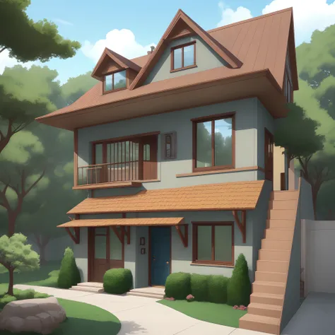 House similarly built to regular show and gumball