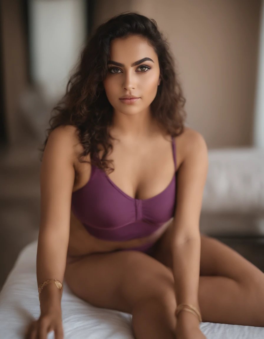 Mallu, Arafed woman with matching tank top and panties, fille sexy aux yeux bruns, Portrait Sophie Mudd, cheveux bruns et grands yeux, selfie of a young woman, Yeux de chambre, Violet Myers, sans maquillage, maquillage naturel, looking straight at camera, ...