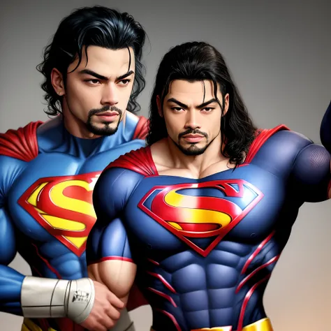 Roman reigns in superman costume