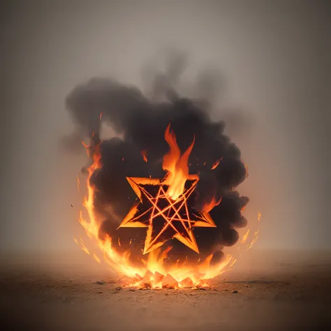 Fire pentagram