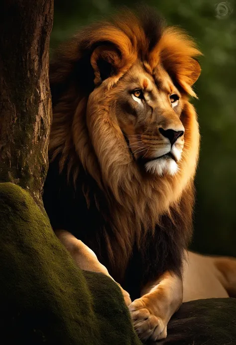 Create an image of a lion that is an absolute spectacle, With an incredibly intense and radiant glow、Its nothing but another world. Lions should be bathed in awe-inspiring, An almost dazzling light that turns it into a sacred and mythical entity. Every Asp...