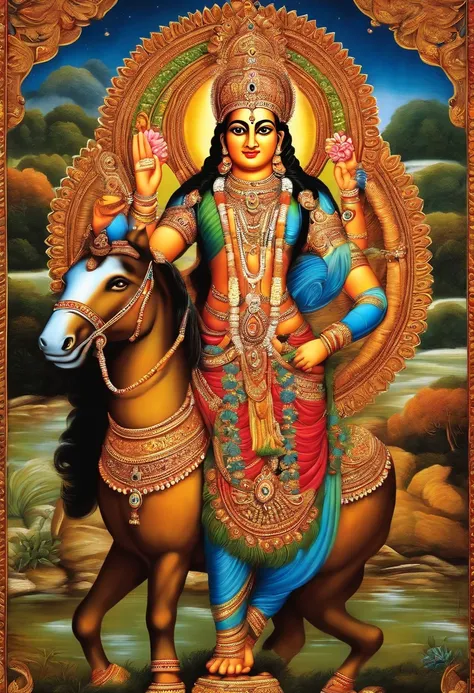 Lord hayagriva, lord vishnu avtaar with head of horse