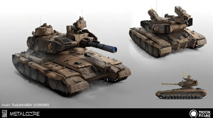 The tank with a gun on top has two different views, futuristic battle tank, concept art-h 640, hard surface concept art, concept art like ernest khalimov, 3 d octane render conceptart, viktor antonov concept art, mechanized art concept, futuristic low-poly...