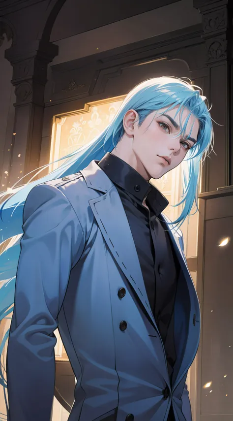 Craft a masterpiece of an image that impeccably portrays Rimuru Tempest in his matured male form as a formidable demon lord. Uphold the highest standards of ‘masterpiece’ and ‘best quality’ to ensure unparalleled realism. Picture Rimuru, a 25-year-old with...