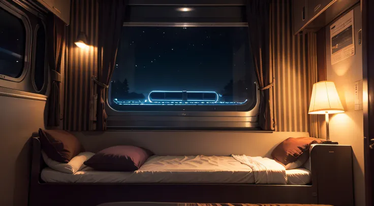 sleeper train in the night