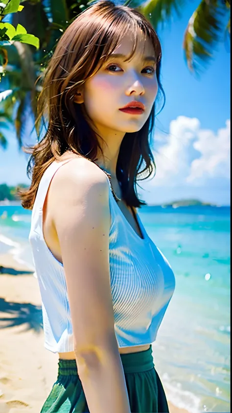 of the highest quality, One beautiful woman, Summer Fashion, the beach,Colossal tits