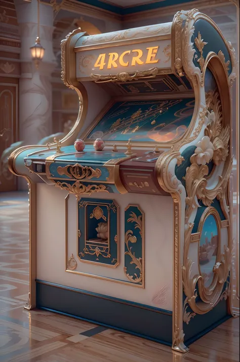 IvoryGoldAI:Arcade in the arcade.(Best quality,4K,8K,A high resolution,Masterpiece:1.2),(super ultra detail),(Realistic,Photorealistic,photo-realistic:1.37)