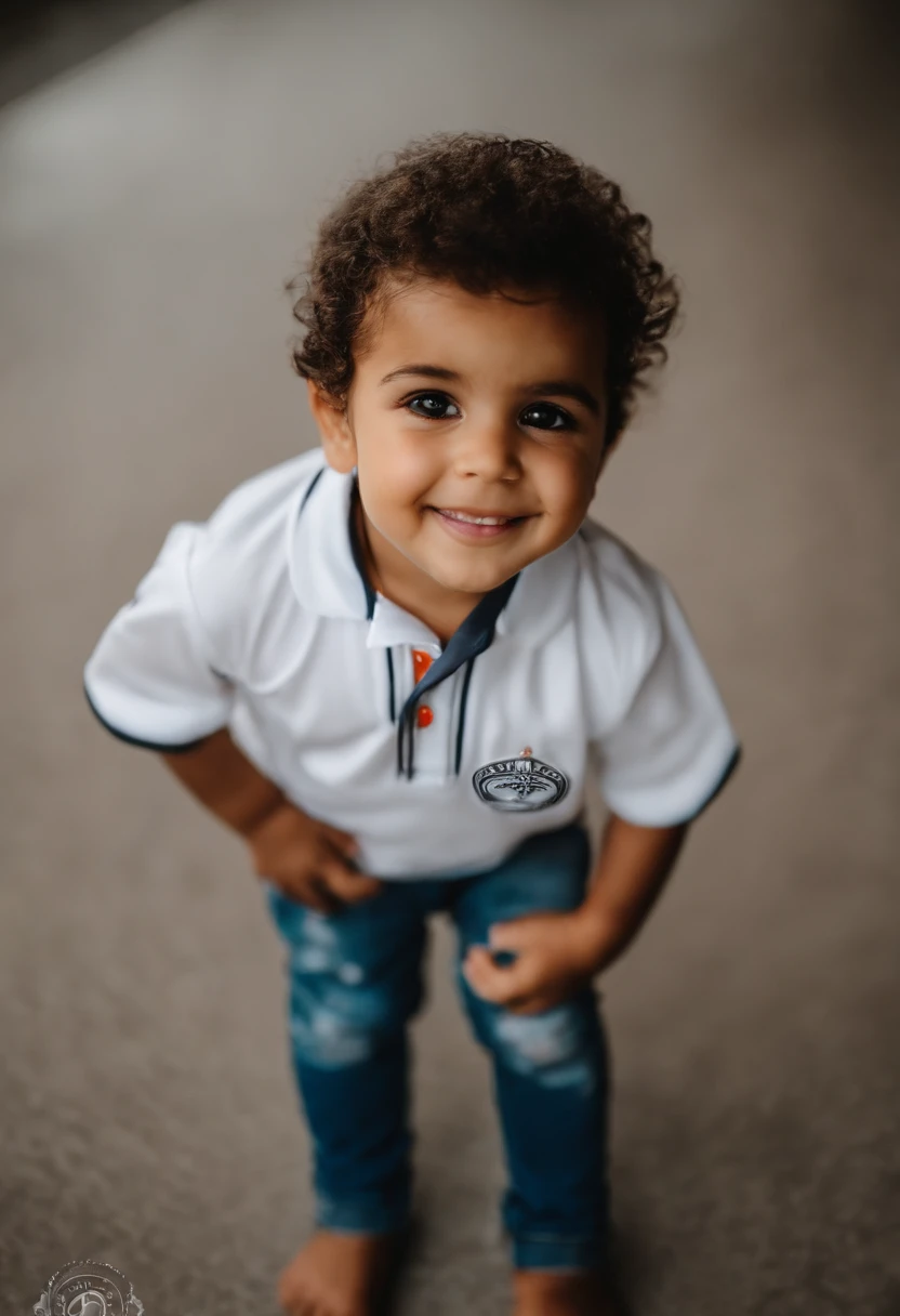 Bebe pequeno e com camisa do Corinthians 5kl