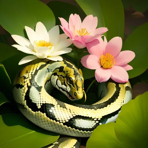 Look like the innocent flower, but be like the snake underneath the flower