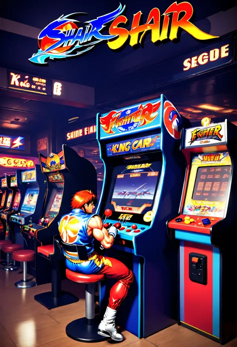 80shair。。,Retro,Arcade games,Nostalgia,king of fighter