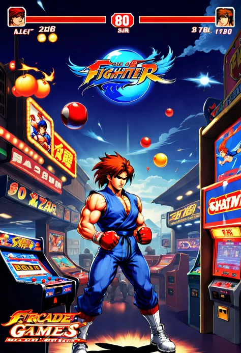 80shair。。。,Retro,Arcade games,Nostalgia,king of fighter