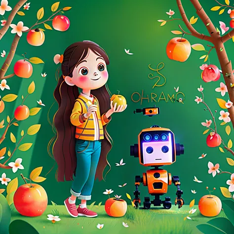 Orange AI robot