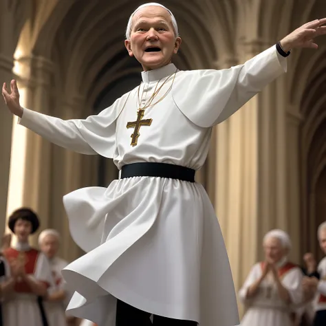 St. John Paul II dancing