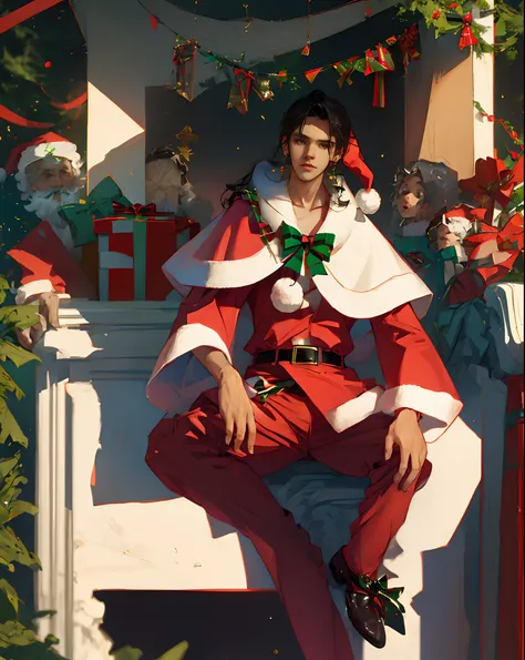 Stylish Santa Cosplay Boys