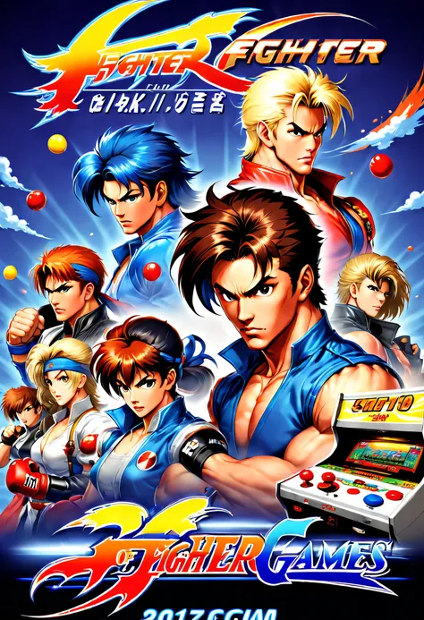 80shair。。。。。,Retro,Arcade games,Nostalgia,king of fighter