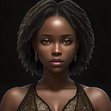 (best quality,4k,8k,highres,masterpiece:1.2),ultra-detailed,(realistic,photorealistic,photo-realistic:1.37),a naked black woman (intricate detail),hdr,cinematic,full photo,professional,vivid colors,sharp focus,physically-based rendering