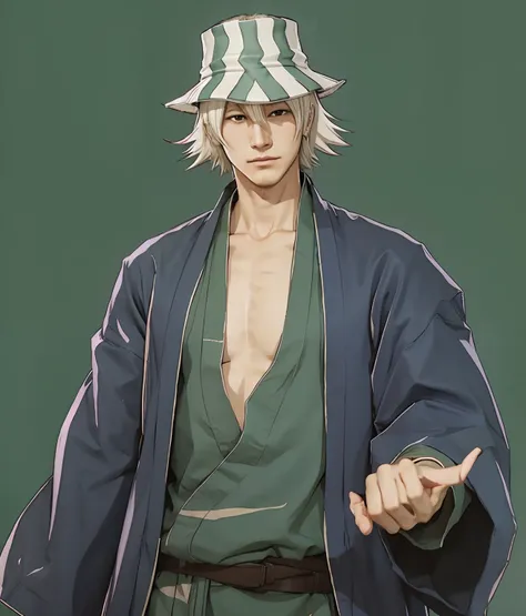 Realistic-style, Bleach, Urahara, man,