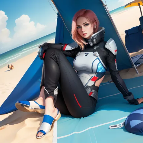 Jack Mass Effect at the Beach