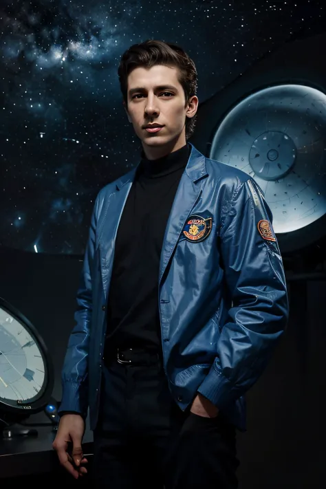 o jovem cientista Alex Turner, A brilliant astrophysicist who has always dreamed of exploring the universe beyond the stars