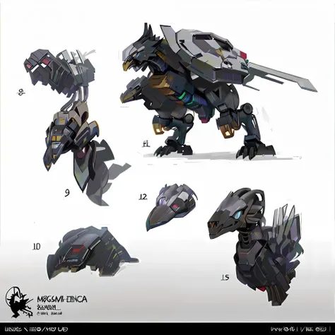 Design ideas of a vulture robot, mecha Abutre, Estilo de mecha legal, Mecha Arte, mecha animal, Mecha Bird, Anime mecha moderno, mecha anime, anime big mecha robot, mecha inspiration, Urubu mecha, Mechanical creature,