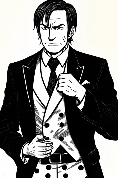 Saul Goodman in one piece art style