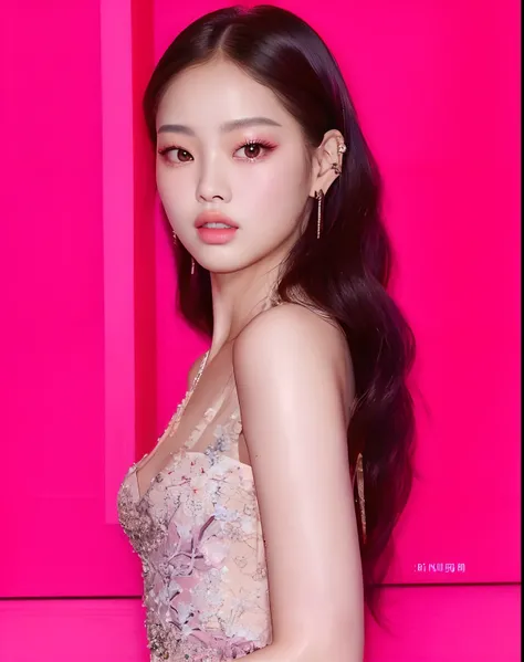 a close up of a woman in a dress posing for a picture, blackpink jennie, jossi of blackpink, gongbi, ruan jia beautiful!, roseanne park of blackpink, hwang se - on, taejune kim, sha xi, yanjun chengt, lalisa manobal, leaked image, jiyun chae, gorgeous youn...