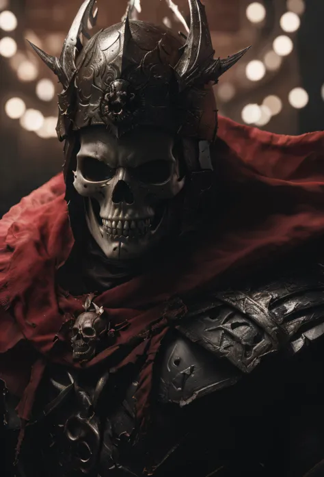 (8k, 16k, Concedido, extremely high quality, high resolution, super detalhe, fotorrealista, Foto RAW), Digital art with highly detailed 4K resolution, Skull Knight Manga Form Berserk