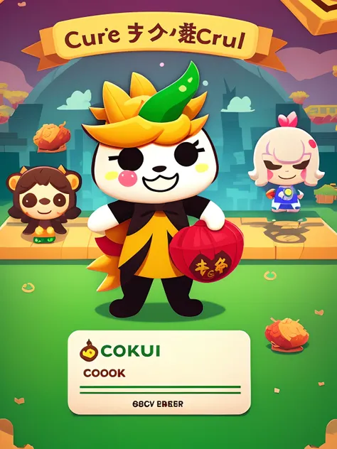 Bad ass Longan Dragon Cookie from Cookie Run: Ovenbreak with the words "Dragon Cult" somewhere