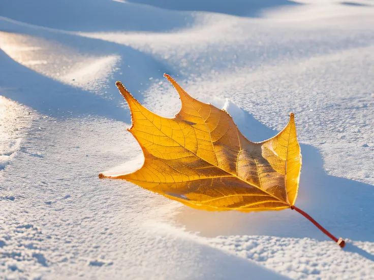 China has 24 solar terms,Frost, autumn
leaf, Frost clings to autumn
leaf,Temperature drop,Snow,cool colours,
Warm light, 8k —aspect 8:16 —v5.2