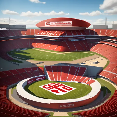 Recreate the Kansas City Chiefs Stadium, Arrowhead Stadium