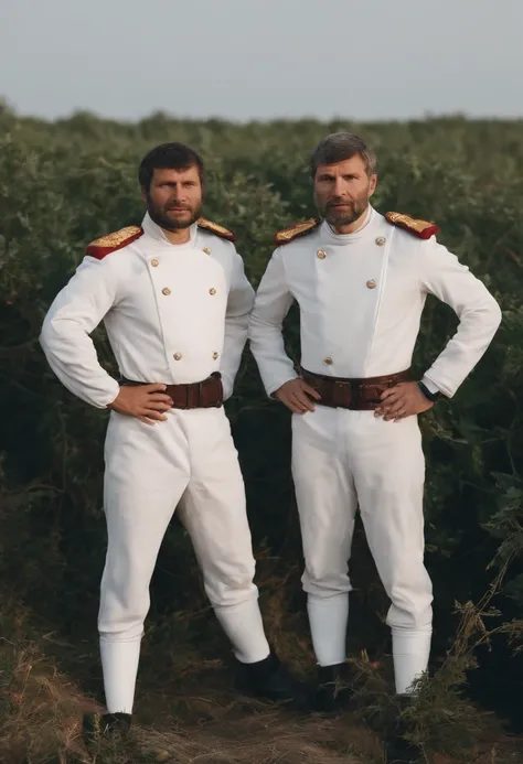 Alexander Petrov and Ruslan Boshirov, overgrown with stubble in the clothes of Chinese sailors, prepare to descend from the ship to the boat