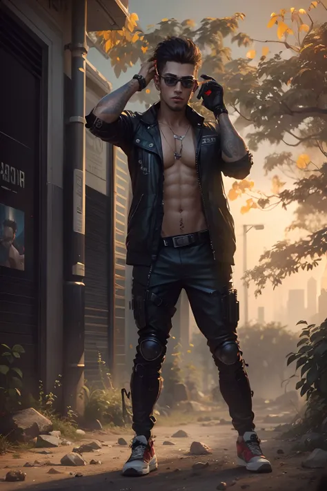 Change Background cyberpunk Handsome Boy realistic face,8k