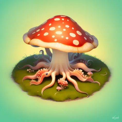 Mushroom octopus