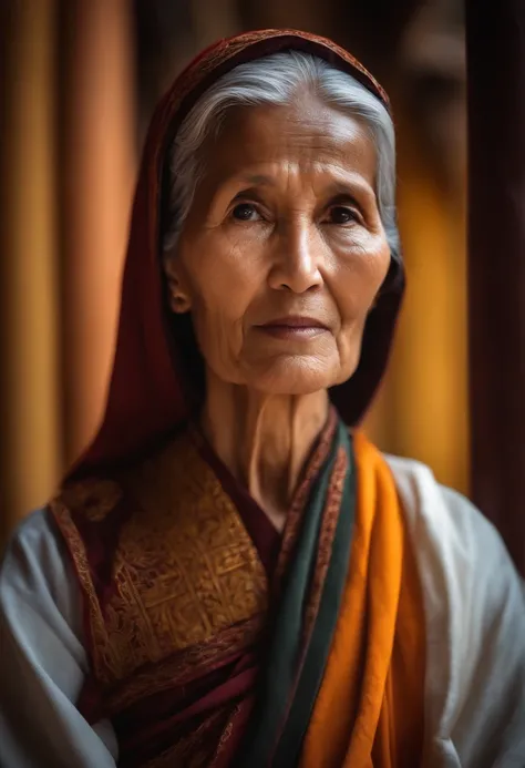 Elderly female monks like Mother Thesa