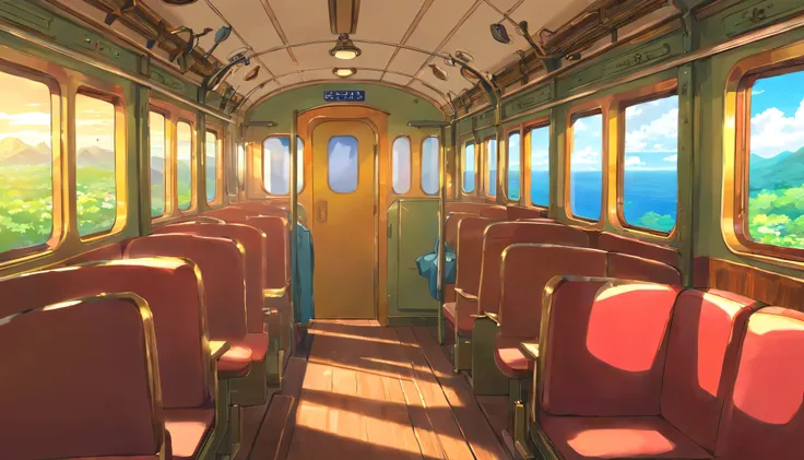 Inside the train