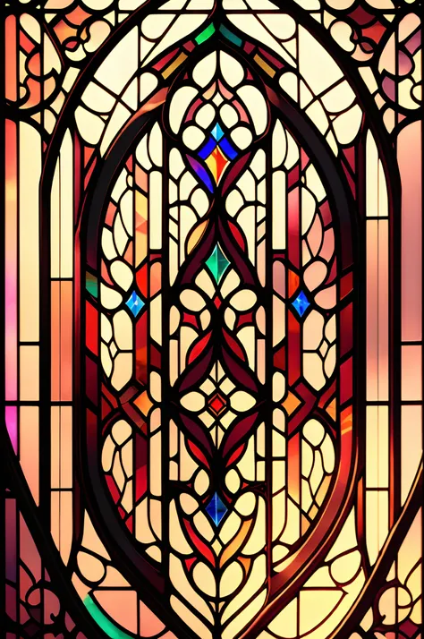 digitalart、Arabesque stained glass