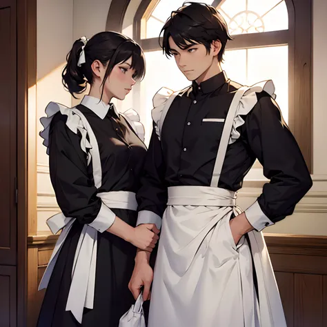 maid clothes、male people