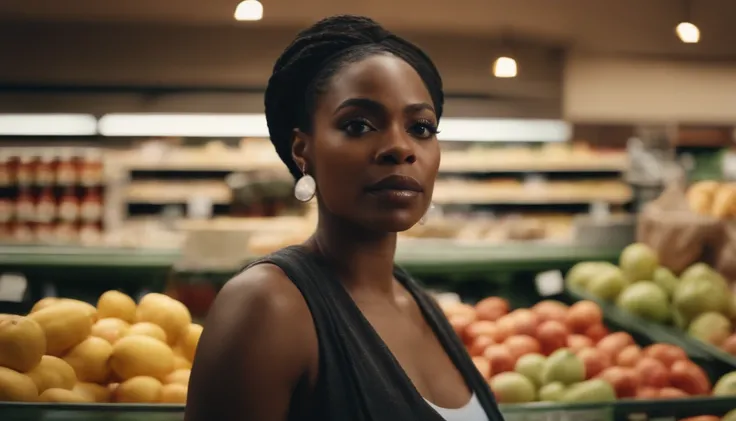 a black woman who owns a grocery store