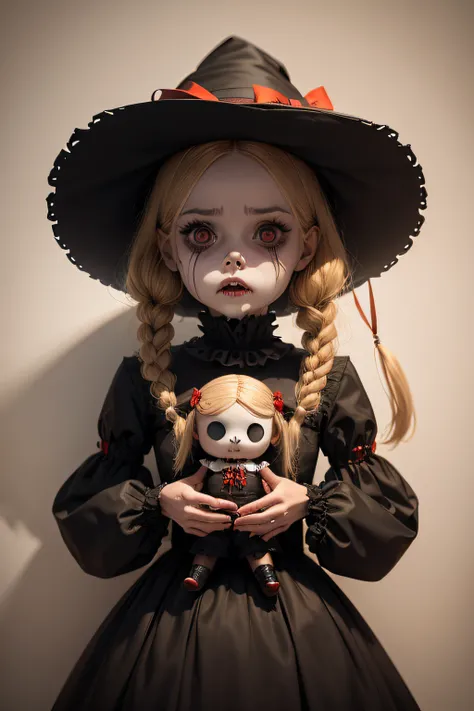 A real scary and disturbing doll. It is prepared for Halloween and to scare young and old