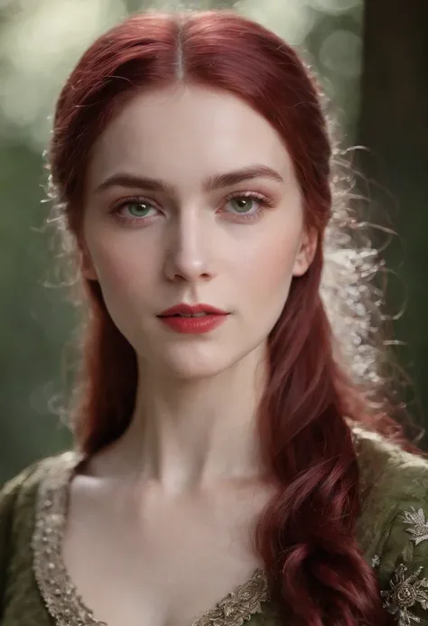 (((a deep reddish wound crosses her left cheek))) fair complexion, woman around 19 years old, natural white hair, distinctive green eyes, wearing kohl, slender and graceful, beautiful, candlelight in a medieval setting, ultra sharp focus, realistic shot, m...