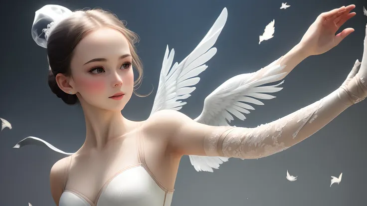 Ballerina with broken wings