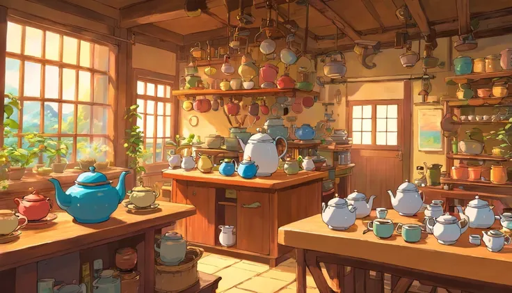 Tea making studio