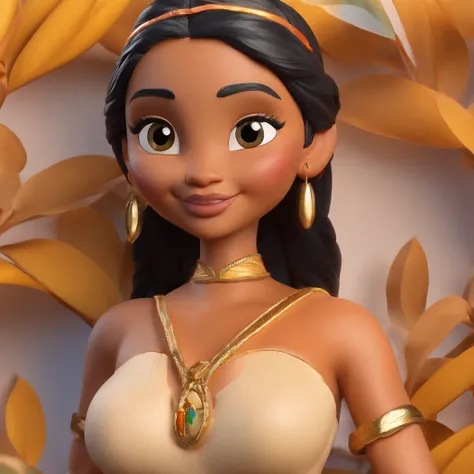 um close up de uma boneca com uma capa em um fundo branco, Pocahontas, Portrait of baby Pocahontas, Estatueta de PVC, pvc posable figure, Regal Pose, Portrait of a baby Pocahontas, estatueta de brinquedo de vinil, personagem disney, estatueta, plastic acti...