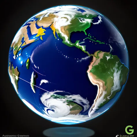 Company logo for a business called global geo with emphasis on the two g’s and precision