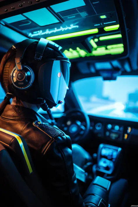 (Best Quality,4K,8K,hight resolution,masutepiece:1.2), Ultra-detailed, (Realistic,Photorealistic,Photorealsitic:1.37), Spacecraft cockpit with pilot, Beautiful detailed eyes, Beautiful detailed lips, extremely detailed eye and face, long eyelashes, Young W...