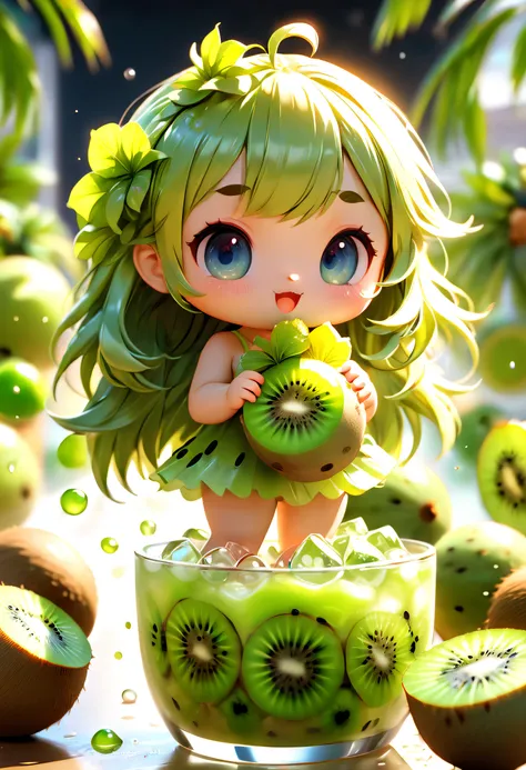 baby loli chibi, cubos de gelo, kiwi special features, estilo e modelo caixa cega com estilo de mercado popular, a luz do sol br...