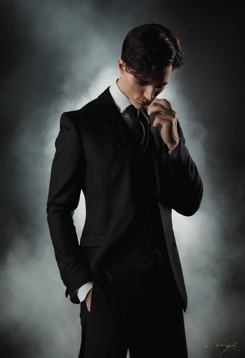 very realistic tom riddle sexy black suit veiny hands