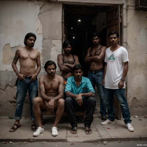 The country of India if it were a street gang, font peur, il sont pauvre